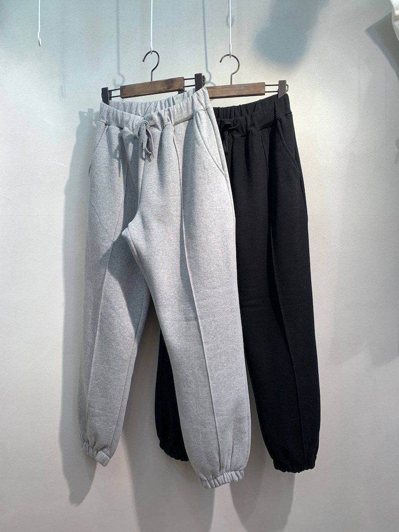 Women's Fleece Thick Cotton Jogger Sweatpants With Relaxed - Etsy