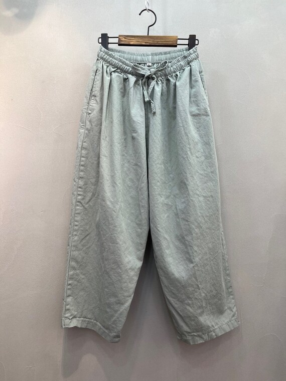 Womens Organic Twill Cotton 100% Wide Legs Baggy Pants 2022 - Etsy