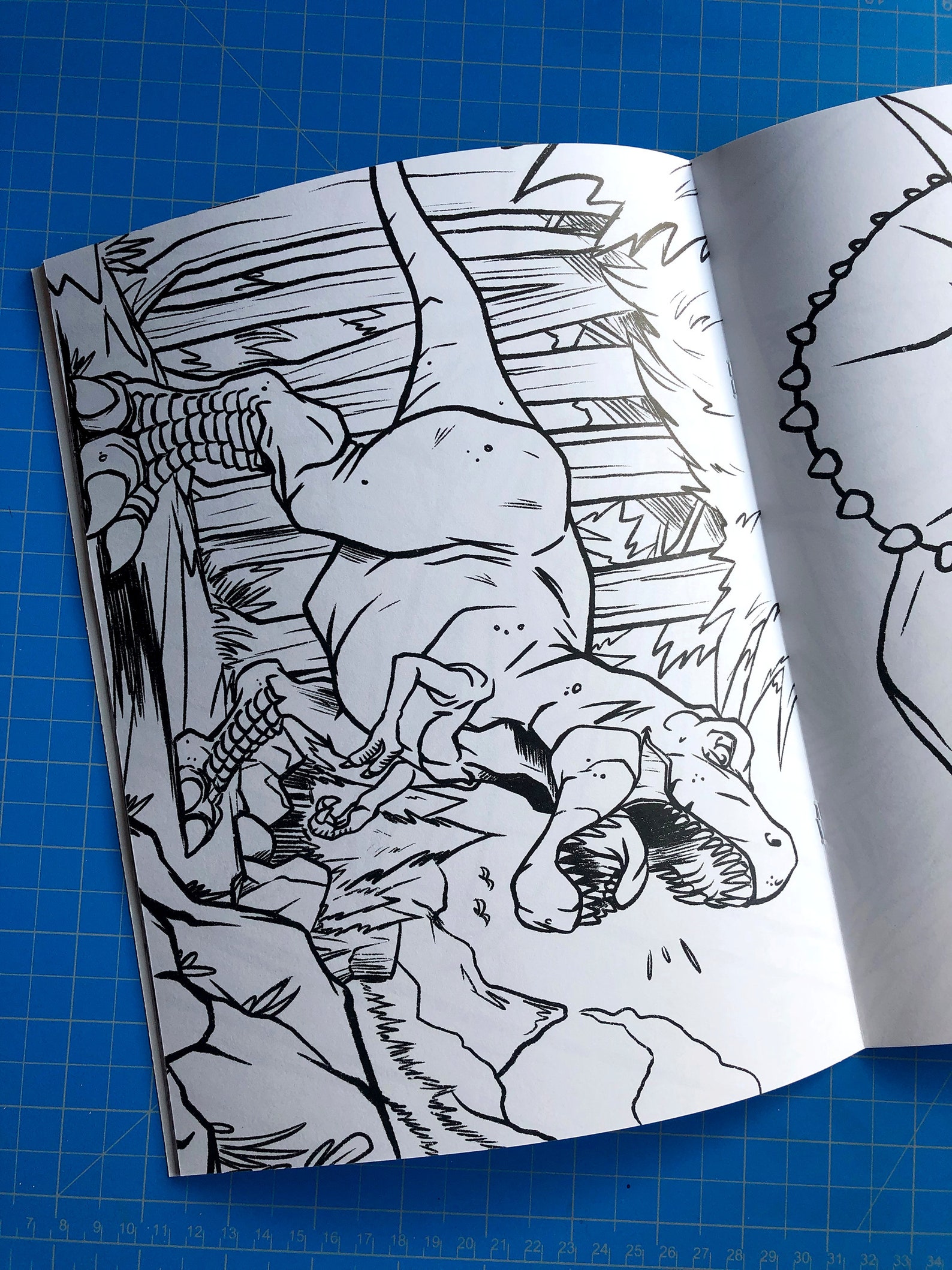 Dinosaur Coloring Book - Etsy