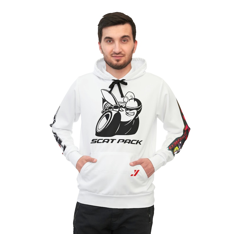 Dodge Charger Challenger SRT Scat Pack Athletic Hoodie, Car Hoodie