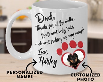 dear daddy dog mug