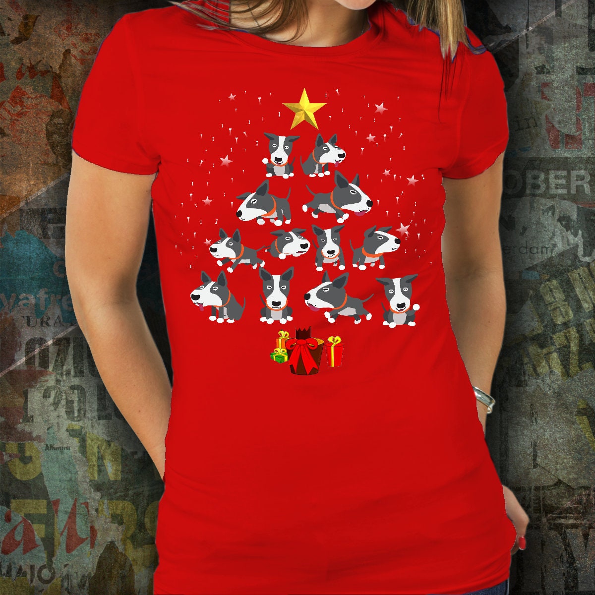 bull terrier mom t shirt