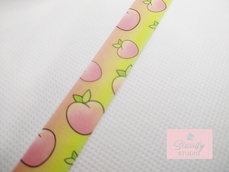 Washi Tape Cheap Washi Tape Adorable Washi Tape Peach Washi Tape Kawaii Washi Tape Peaches Cute Washi Tape Peach Washi Tape