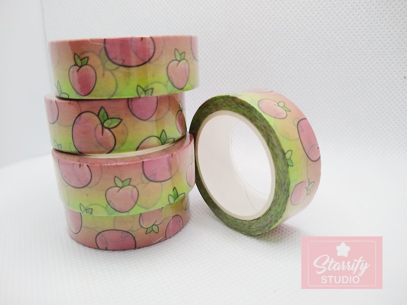 Washi Tape Cheap Washi Tape Adorable Washi Tape Peach Washi Tape Kawaii Washi Tape Peaches Cute Washi Tape Peach Washi Tape
