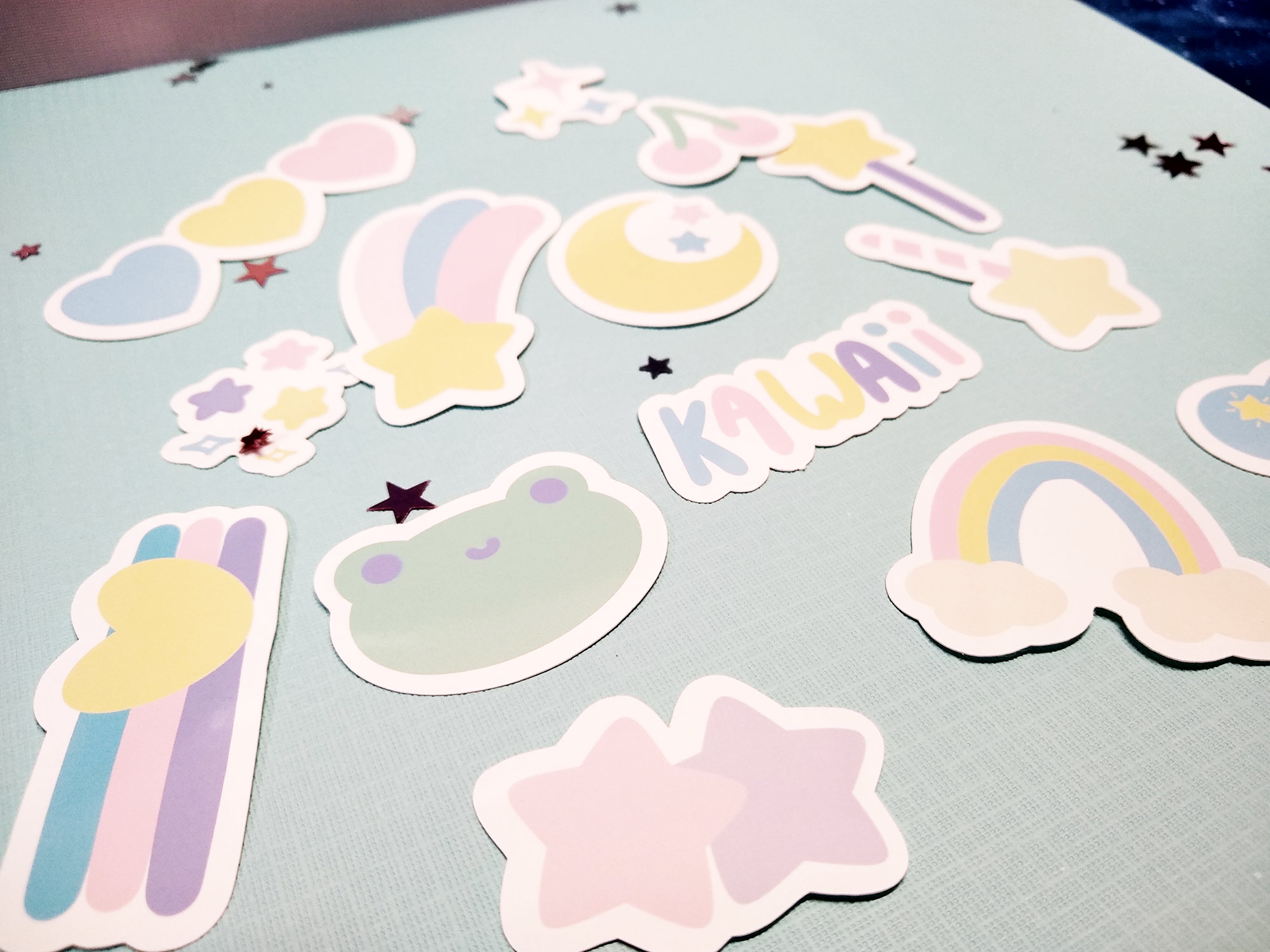 Kawaii Doodles Sticker Pack Pastel Stickers Cute Stickers Etsy