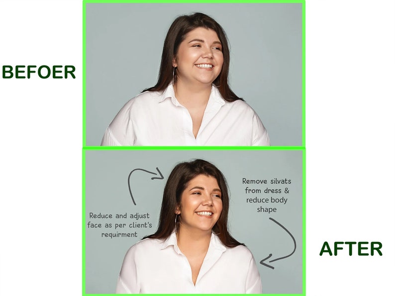 Professional Body Slimmer Editing Color Fair Edit Reduce Chest Face Fat