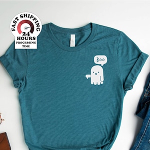 Halloween Shirt, Dislike Boo Ghost Shirt, Halloween T-Shirt, Halloween Shirt, Cute Ghost T-Shirt, Plus size,4xl,5xl