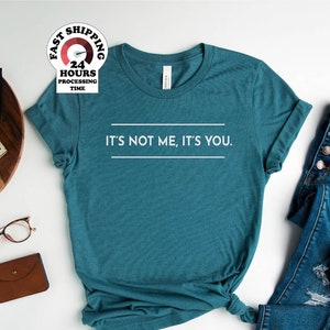It's Not Me, It's You Shirt, Graphic Shirt, Funny Shirt, Cool T-Shirt, Gift for Man, Plus size,4xl,5xl