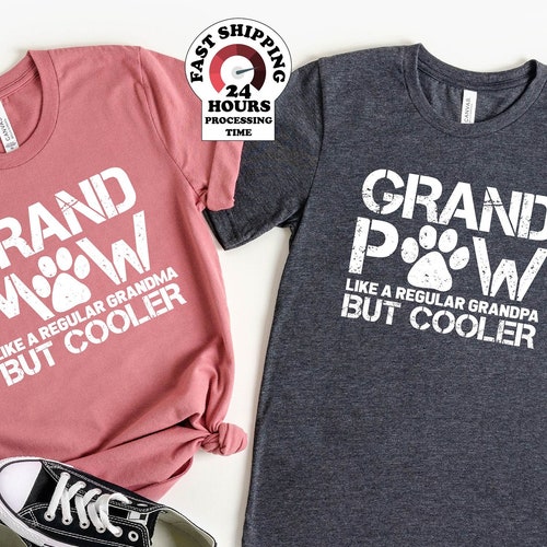 Grandma Dog Grandmaw Shirt for Dog Grandparents Shirt Grand Etsy