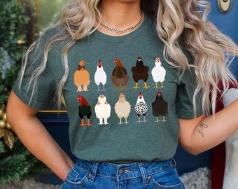 Women Chicken Shirt, Easter day woman Shirt Chicken Shirt, chicken shirt,Easter Day shirt