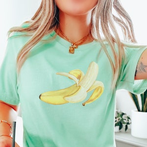 Vintage Banana Tshirt, Food Pun Shirt, Banana Shirt, Fruit Shirt, Banana Lover Tee, Cute Banana Shirt, Banana Gift, Vegan Gifts, Vegan Shirt