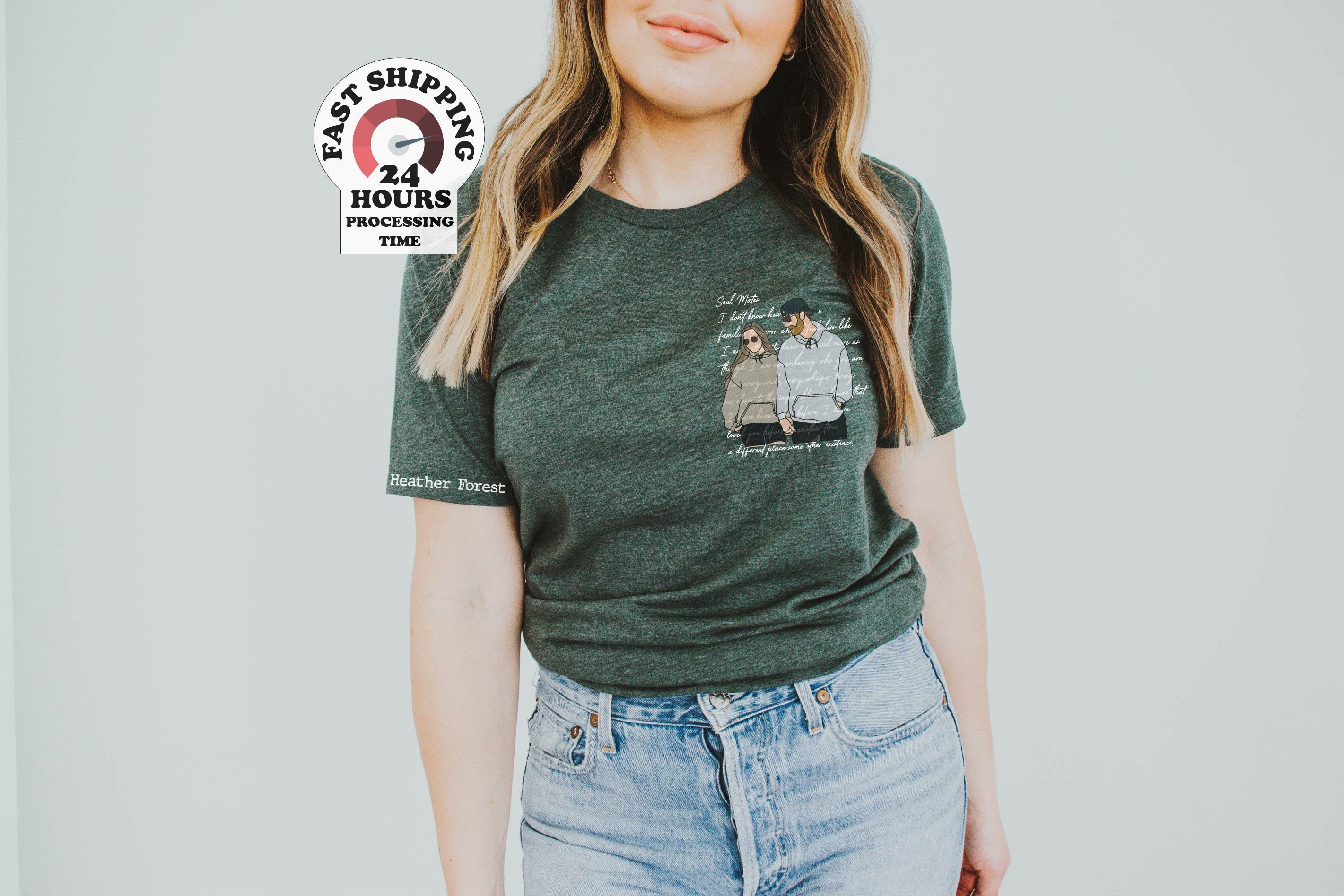 Camiseta con Foto Personalizada, Cara Personalizada, Arte en Línea, Regalo Personalizado