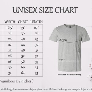 a women's size chart for a t - shirt