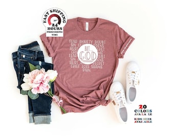 But... God // Christian Tee // Christian T-Shirt // Unisex // Short Sleeve//Fast shipping, Plus size,4xl,5xl