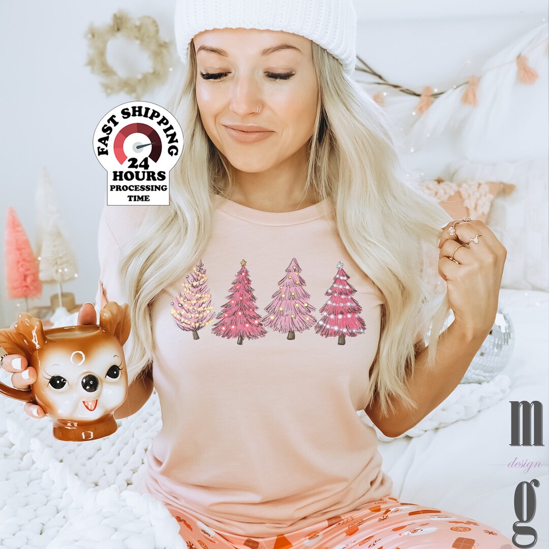 Funny Christmas Tree Shirt, Womens Christmas Shirt, Graphic Christmas