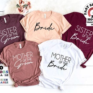 Mother of the Bride Shirt - Mother of the Groom Shirt - SISTER Of The BRIDE Shirt,Sister of the groom shirt, Plus size,4xl,5xl image 1