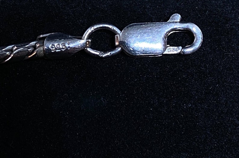 stunning .925 Italy silver necklace