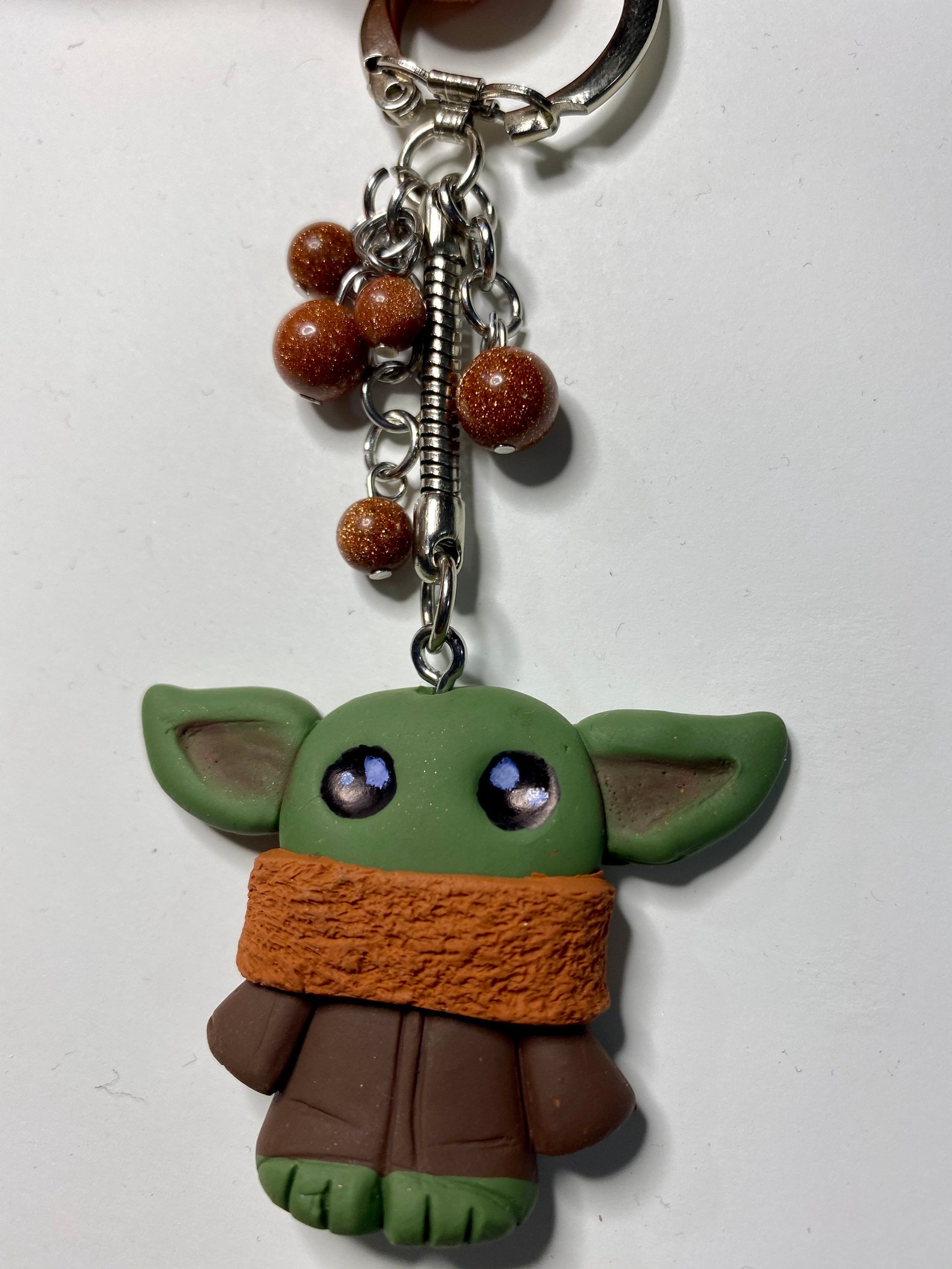 Adorable handmade keychain baby yoda Etsy