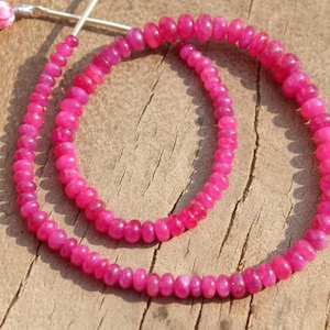 Johnson Ruby gladde kralenstreng