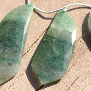 Jasper Faceted Pair Fancy Strand,Jasper Strand,Natural Gemstone Faceted Pair Fancy Strand,Front Drilled Strand,Making for Jewellry:D-582