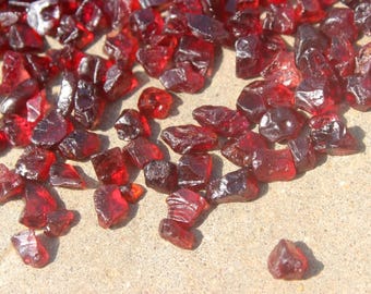 10 GM, Roter Granat Rohstein, Ausgezeichnete Qualität Roter Rohstein, Granat, Roter Granat rau, Herstellung für Schmuck: R-27
