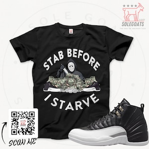 Jordan Retro 12 Playoffs T-shirt Sneaker Matching Shirts Stab