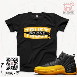 Black and yellow 13s shirts on sale
