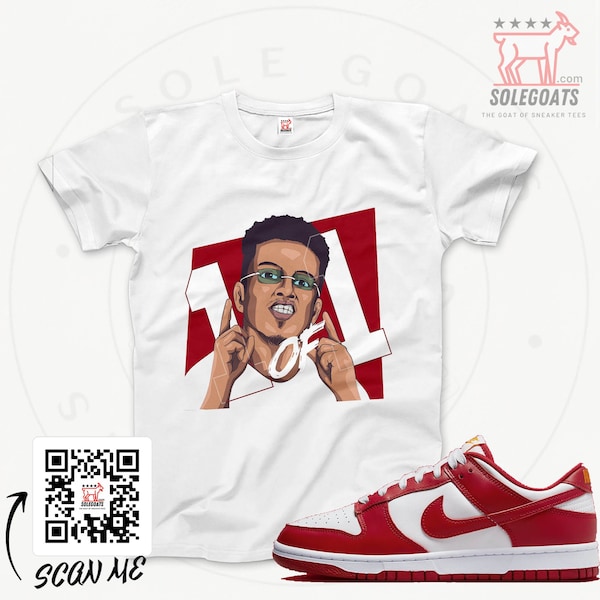 Dunk Low Gym Red T-Shirt - Sneaker Matching Shirts - 1 of 1 Rare Breed  T-shirt - Sneaker Gift Ideas