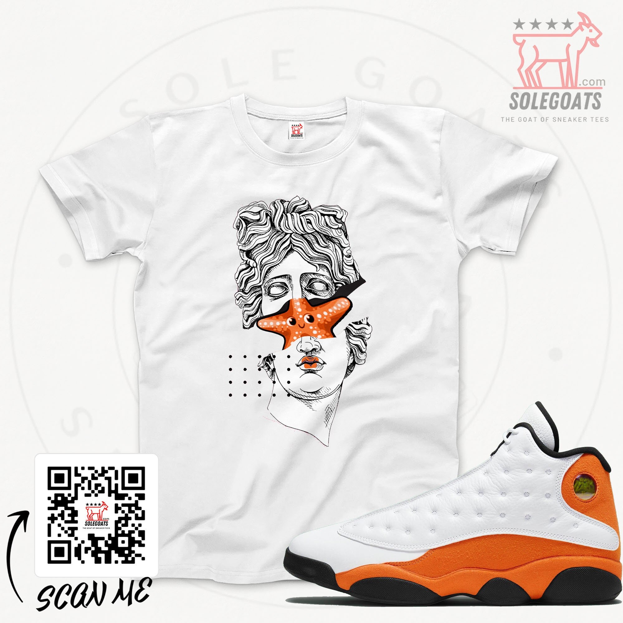 retro 13 starfish shirts