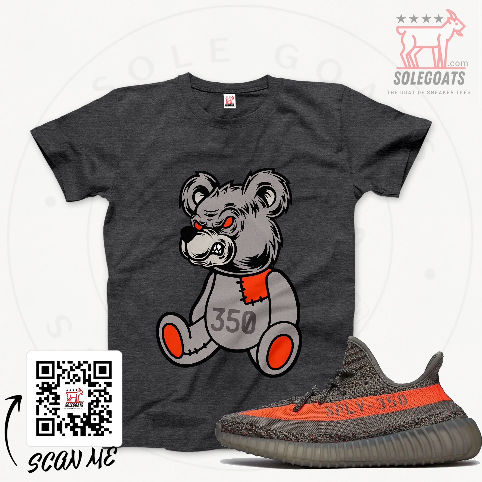 Yeezy 350 V2 Beluga Sneaker Matching Shirts Evil Patch Bear T shirt Boost 350 V2 Beluga Sneaker Gift Ideas Etsy Canada