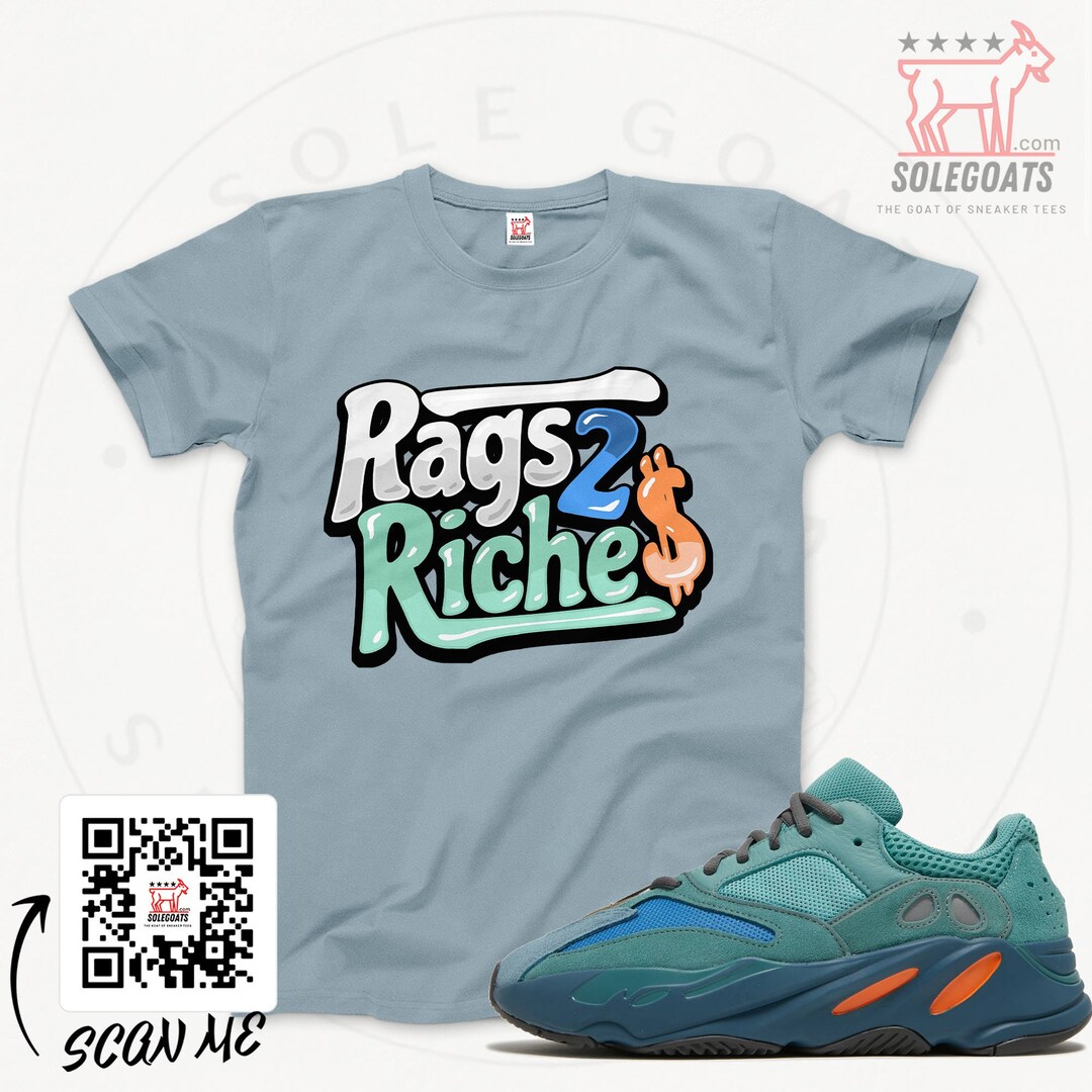 JZ T-Shirt Match Yeezy 700 Faded Azure