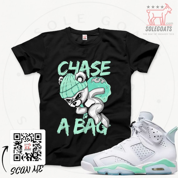 Jordan 6 Mint Foam T shirt Retro 6 Mint Foam Sneaker Matching