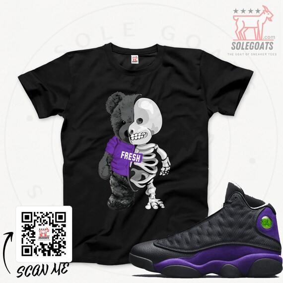 jordan 13 retro black lilac shirt