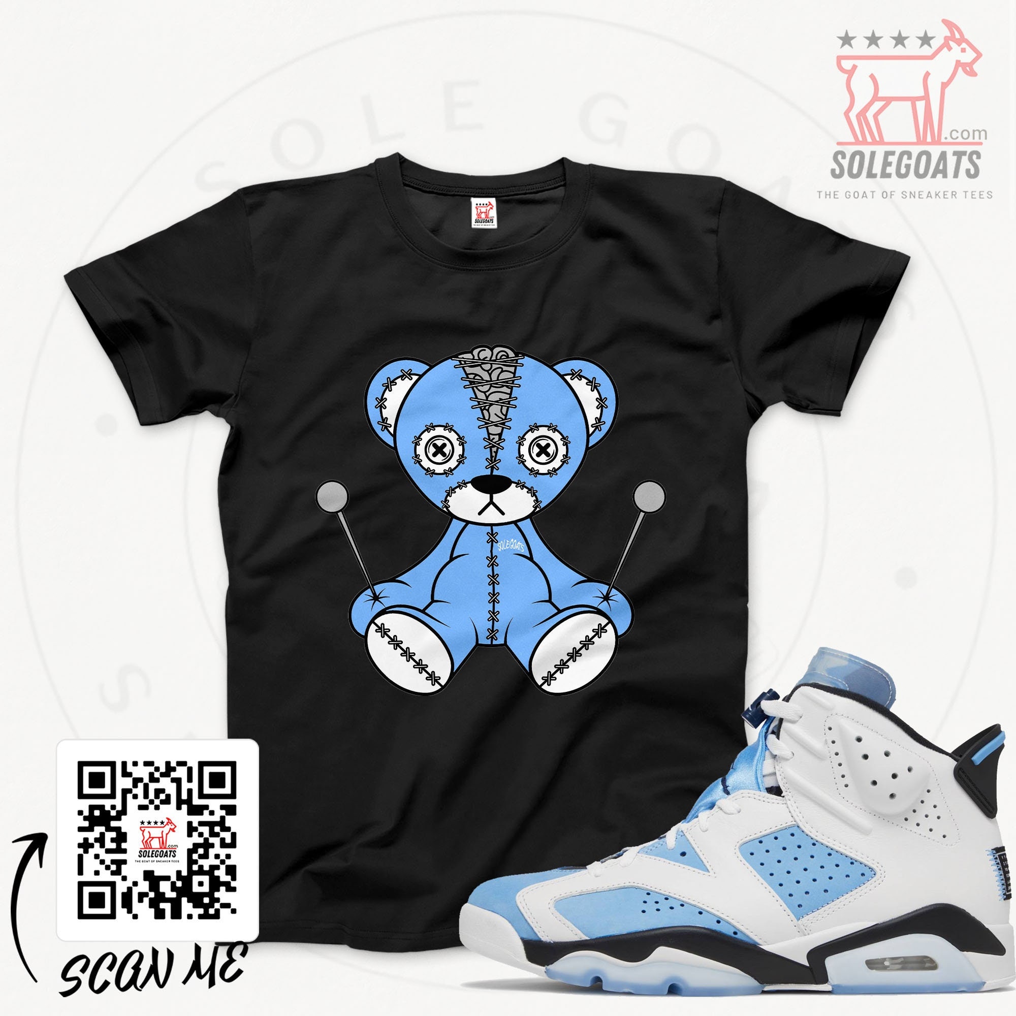 Jordan 6 Retro UNC T-shirt - Sneaker Matching Shirts