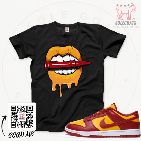 Dunk Midas Gold T-shirt - Dunk Low Red Gold Sneaker Matching Shirts -  Bullet Bite T-shirt - Sneaker Gift Ideas - Etsy UK