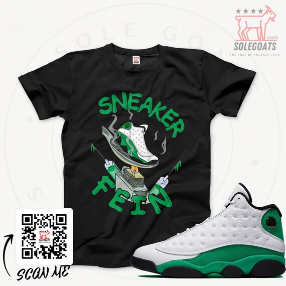 Jordan 13 Lucky Green T Shirt Sneaker Matching Shirts Sneaker Fein T Shirt Sneaker Geschenkideen Shirt passend zu Lucky Green 13s Etsy