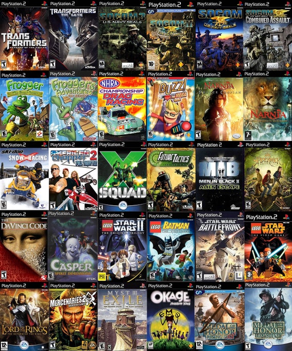 Playstation 2 Classic Games 100 Titles Action Video Games 
