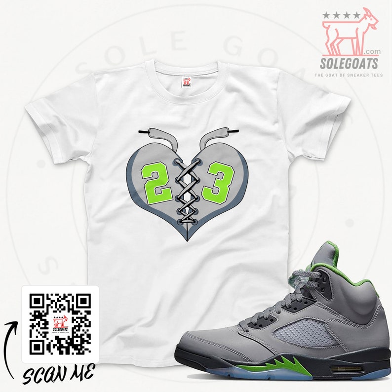 Jordan 5 Retro Green Bean TShirt Camisa para Green Bean 5s Sneaker