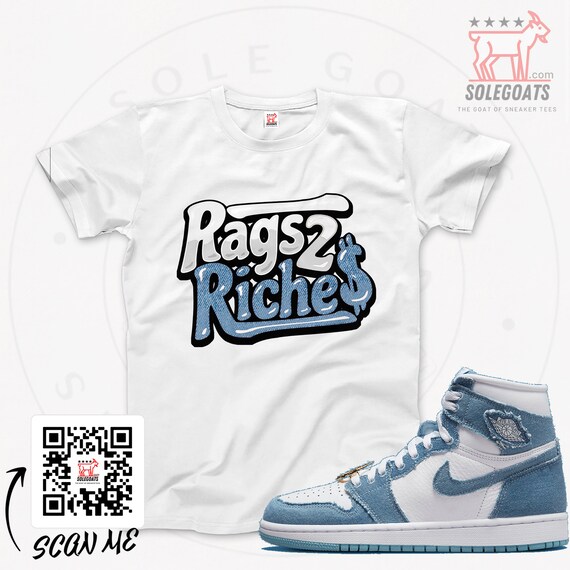 denim jordan 1 shirts