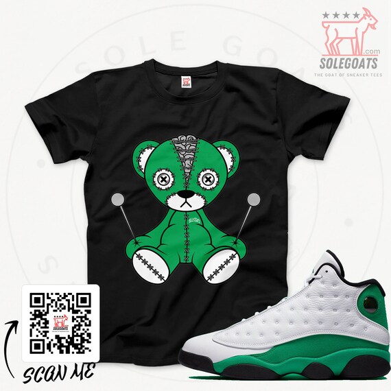 Jordan 13 Lucky Green T-shirt - Sneaker Matching Shirts - Pinned Doll T- shirt- Sneaker Gift Ideas - Shirt to Match Lucky Green 13s - Etsy