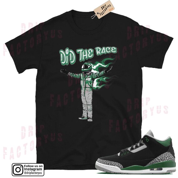 pine green 3s matching shirt