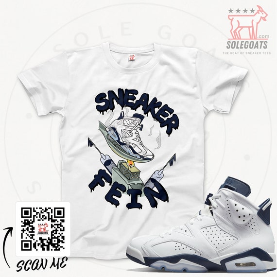 Jordan 6 Midnight Navy T shirt Sneaker Matching Shirts Sneaker Fein T shirt Retro 6 Navy Sneaker Gift Ideas Etsy