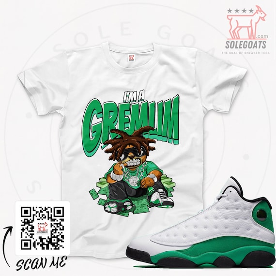 green jordan 13 shirt