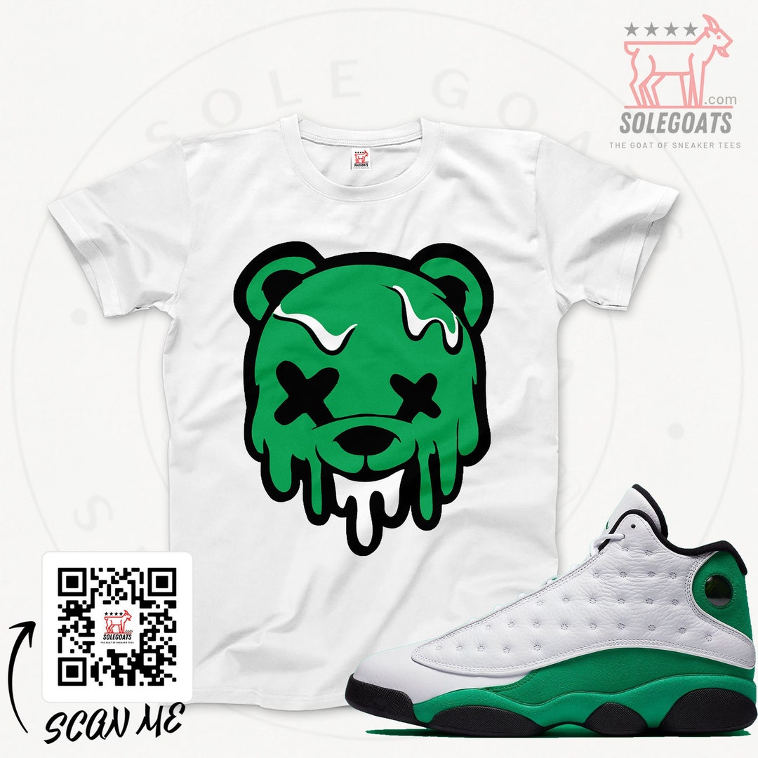 Shirt Retro 13 Black And Green Shoe Retro 13 Lucky Green Shirts
