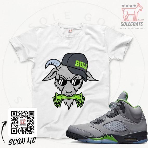 Jordan 5 Retro Green Bean T-shirt Shirt for Green Bean 5s Sneaker Matching  Shirts Sole Goat Money Mouth T-shirt Sneaker Gift Ideas - Etsy Denmark