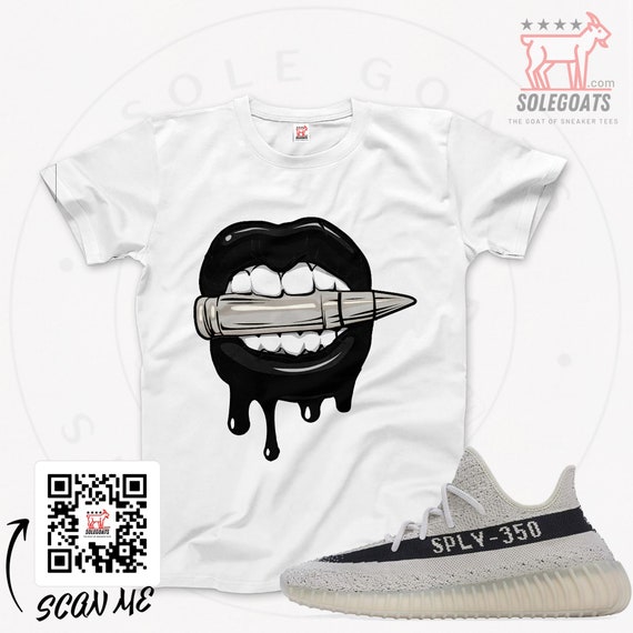 Yeezy 350 V2 Slate Sneaker Matching Shirts Bullet Bite T shirt Boost 350 V2 Beige Slate Sneaker Gift Ideas Etsy
