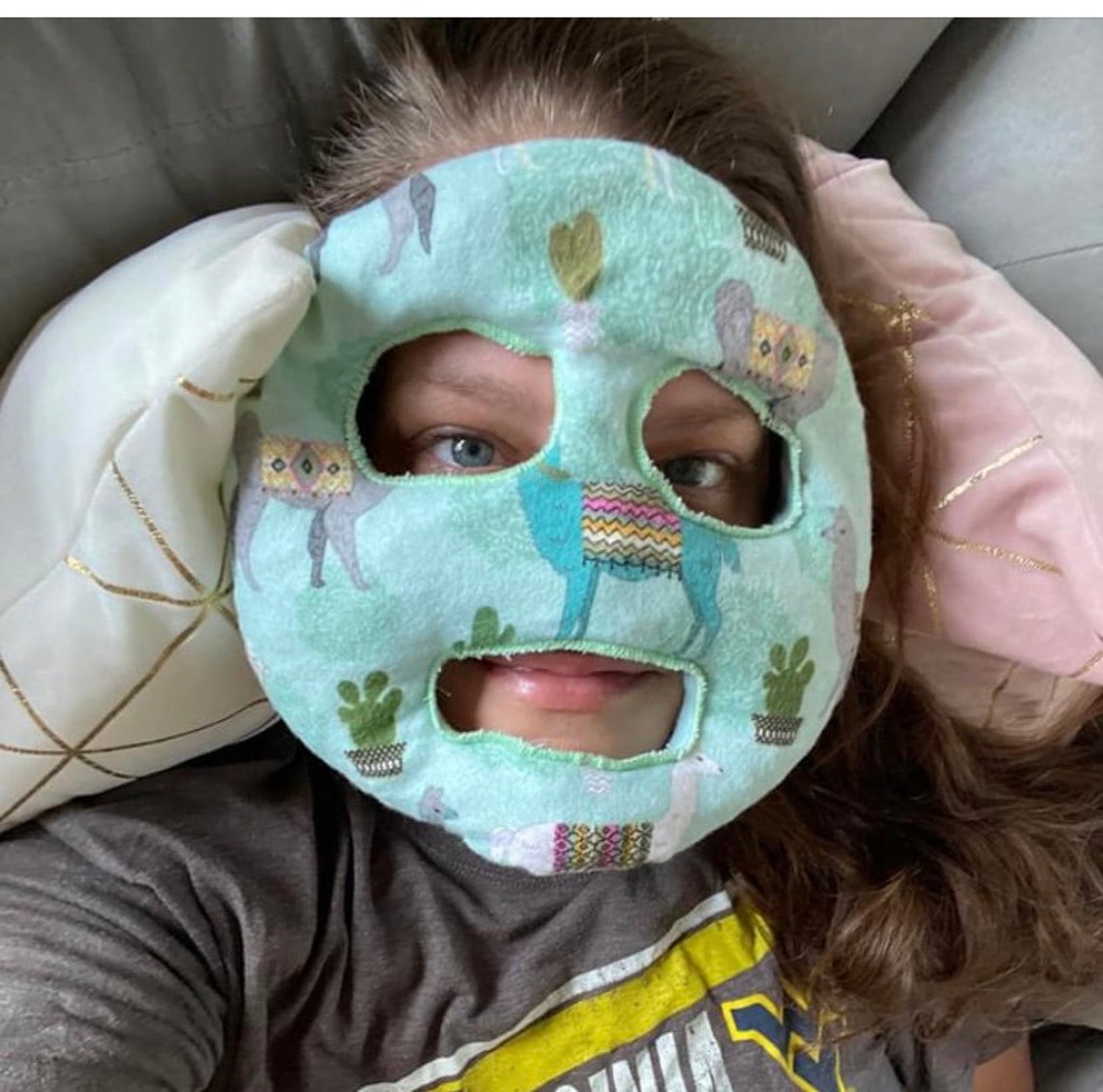 Sinus Mask Facial Mask Spa Mask Sinus Relief Sinus Pillow Etsy