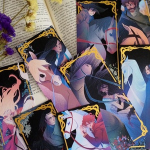 Hand Embellished Bookmarks - The Wheel of Time