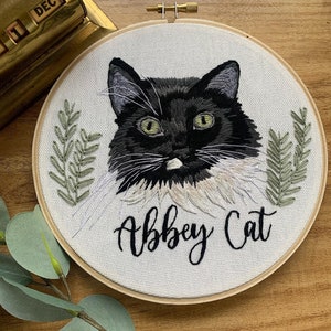 Custom Embroidered Pet Portrait