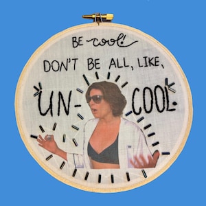 RHONY Luann Art | Be Cool Luann Art | RHONY Embroidery | Real Housewives Art